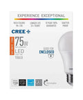 Packaging of Exceptional Series A19 Dimmable LED Bulb 2700K Soft White, 1100 Lumens, 75W Equivalent, Energy Star Rated