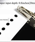 Single Hole Circle Paper Punch Handheld Scrapbooking Punch Rubber Coated Handle 6Mm Circle Puncher cutting holes in paper