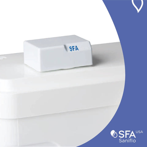High Water Alarm For Upflush Toilets With Continuous Audible Alarm Clear Water Level Monitoring No Fuss Install Battery Powered