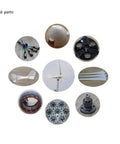 Detail parts of 500W Portable Wind Turbine Generator For 12V 24V 48V Systems, Easy Install, Low Vibration, High Efficiency