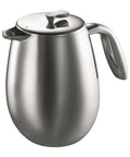 Thermal French Press Coffee Maker 51 Oz Double Wall Stainless Steel Insulated Plunger for rich coffee and tea brewing.