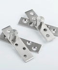 Heavy Duty Hidden Pivot Hinge For Cabinets And Doors With 360 Degree Rotation Positive Axis Eccentric Shaft Stainless Steel 75mm