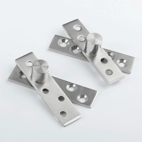 Heavy Duty Hidden Pivot Hinge For Cabinets And Doors With 360 Degree Rotation Positive Axis Eccentric Shaft Stainless Steel 75mm