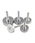 Skip The Wobbles With Rock Solid Adjustable Levelling Feet 16 Pack Screw In Table Glide Pads For Furniture with M10 screw.