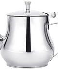 Mini 360Ml Stainless Steel Teapot For Tea And More, Ultra Compact Yet Sturdy Kitchen Pot For Coffee Olive Oil And Everyday Use