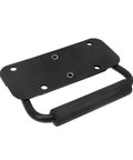 Spring Loaded Pull Handles For Tool Boxes And Trunks Surface Mounted Black Pull Handles With 13mm PVC Grip 3 Inch By 1 Inch Handle