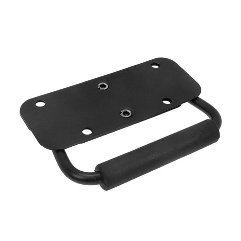 Spring Loaded Pull Handles For Tool Boxes And Trunks Surface Mounted Black Pull Handles With 13mm PVC Grip 3 Inch By 1 Inch Handle