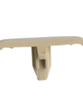 Beige Sun Visor Clip Direct Replacement For Ford Edge 2013-2024, Ford Fusion 2013-2016, Lincoln MKZ; OEM style, side view