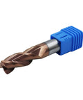 1/2 Inch Solid Carbide Corner Radius End Mill For Aluminum With 37 Degree Helix And 0.060 Inch Corner Radius, Three Flutes, ZRN Coated Cutter