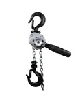 Super Lightweight Aluminum Hand Chain Hoist With Crank For Tight Wire Tensioning And Reliable Manual Lifting Up To 5000 Pounds Capacity with black hook.