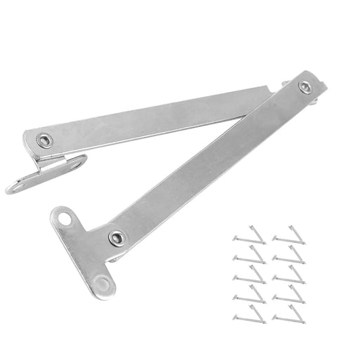 Heavy Duty Cabinet Lift Up Struts Hinges Set Of 10 For Cupboards with durable iron construction and screws included