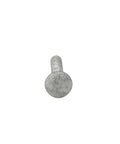 Front view of 1/4-20 Inch Galvanized Carriage Bolt Kit For Exterior Use Grade A Coarse Full Thread 1-3/4 Inch Length 100 Pack