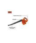 Cordless Leaf Blower With Battery And Charger, 40V Max PowerCommand, 120 MPH Peak Air Speed, lightweight design labeled