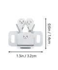 Single latch from the 35Pcs Door Ball Catch Cabinet Hardware Kit with Cold Rolled Steel Double Roller Latches