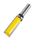 Top Bearing Flush Trim Router Bit For Woodworking Pro Grade Cut Industrial Grade Straight Flute Built Tough Heavy Duty Performance For Electric Routers And Engraving Machines, yellow carbide bit