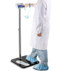 Antistatic Wrist Strap Tester And Foot Strap Tester With Three Test Modes Wrist Strap Or Shoe Or Wrist Strap And Shoe Pro Grade Whole Body Static Tester Access Control System Compatible 110 Volt Set, person testing shoe straps