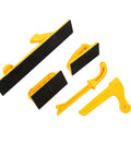Safety Push Block And Stick Kit For Router Table And Power Tools 5 Pieces Plastic Design Kickback Prevention Ideal For Woodworking On Table Saws Shapers And Jointers Must Have For Precise Cuts And Secure Workpieces