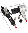 Tough As Nails Pneumatic Steel Strapping Machine Split Banding Tool with precise dimensions, designed for heavy duty use.