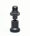 Rock Solid M12 Indexing Plunger Pin Embedded Threaded Positioning Pin With Dead On Segmentation Grip, steel construction.