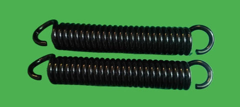 Heavy Hitting Extension Springs Pair Featuring Rock Solid High Tension Steel Construction With 8.5mm Wire Diameter And Secure End Hooks for garage doors.