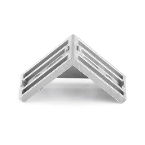 Heavy Duty Aluminum Alloy L Shape Corner Bracket Right Angle Brace 58x58mm Durable Reinforcement For Doors And Furniture