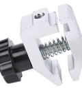 All Purpose Push Pull Force Tester 500N Clamp With Stainless Steel Jaw Clamp Micrometer Fixture For Tensile And Destructive Testing, silver jaw clamp