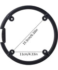 Black Chainring Guard For Mountain And Road Bikes 44T Sprocket Protector Crankset Shield 4 Hole Mount Fits M430 M590 M390