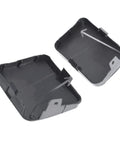 Toyota RAV4 2006 2007 Front Left And Right Bumper Tow Hook Bracket Cover Cap Replacement Set Black Two Pieces Direct Fit