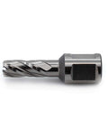 Oscarbide 7/16 in annular cutter with 3/4 in Weldon shank, side view for magnetic drill press