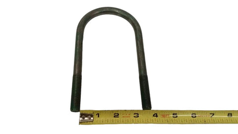 All-In-One Heavy-Duty U-Bolt Trailer Axle Spring Mount Kit For 5200 To 6000 Lb Axles Includes One-Half Inch U-Bolts Three By Six-And-A-Half Inch Brackets Bolt-On Rock-Solid Mounting For Secure Trailer Suspension, 1/2 in steel U-bolt