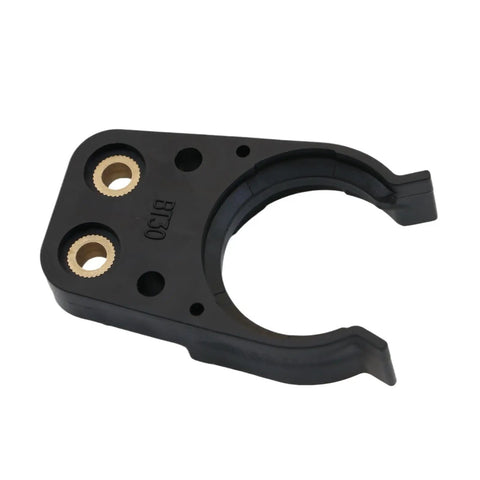 Heavy Duty BT30 CNC Automatic Tool Changer Holder Built Tough For Righteous Stability And Hassle Free Swaps White tool clamp with brass inserts