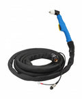 Pro Grade Air Electric Discharge Severing Torch Kit For Slick Steel Cutting, featuring blue grip handle and hose.