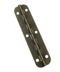 Heavy Duty Antique Metal Door Hinges 10 Pack Long Vintage Hardware For Cabinets Drawers And Jewelry Boxes Smooth Swinging Action with 6 holes