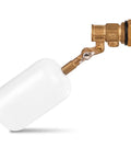 Half Inch Brass Float Valve With Adjustable Arm Auto Fill And Shut Off For Water Tank Livestock Trough Fountain Pool Pond 60 PSI