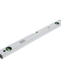 Baxnore Spirit Level Strong Aluminum Alloy with Measurement, (600mm) showing a durable level with two vials for angle measurement.