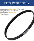 Heavy Duty 22 Inch Five Rib Washer Drive Belt For Ge And Hotpoint Top Load Machines Smooth Spin Upgrade For Wh01X27538 part showing detailed grooves.