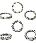 Bike Ball Bearing Retainer Kit 60 Pieces Nine Size Set For Headset Crank And Wheel Repairs with steel caged balls displayed