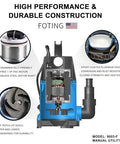 Tough As Nails 1HP Submersible Sump Pump Pushing 4600GPH showing cutaway view of motor and durable components.