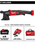 Premium Cordless Random Orbital Polisher Featuring Five Inch Backing Pad And Zero Drag Brushless Motor Delivers Kickass Torque for auto detailing.