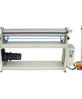 Built Tough Electric 50 Inch Heavy Duty Metal Roller for Smooth Sheet Metal Bending with foot pedal control.