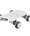 Moebius metal mecanum omni-wheel robot chassis with four 12V encoder motors for Arduino/Raspberry Pi