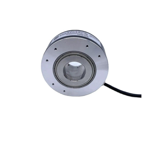 Hollow Shaft Rotary Optical Encoder 1024PPR HTL Output NPN PNP Speed Sensor For Elevator Applications With Inner Hole Sizes 20mm 25mm 28mm 30mm High Precision Low Noise Anti Interference, front view