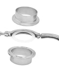 Heavy Duty 2 Inch Tri Clamp Sanitary Pipe Fittings Set In Stainless Steel 304 With Weld Ferrules Wing Nuts And Gasket Adjustable Clamp