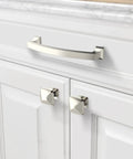 30 Pack 5 Inch Brushed Satin Nickel Cabinet Handles For Kitchen Cabinets And Cupboards 128mm Hole Centers.