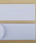White Blank Paper Envelopes Set 20 Pack For Mail And Storage Reusable No Word Design Letter Envelopes with thickened paper