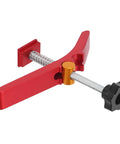 Heavy Duty T Slot Hold Down Clamp Set For Woodworking Aluminum Alloy Tool red adjustable clamp for secure grip on projects.