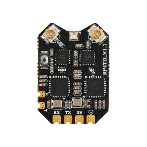 RadioMaster RP4TD ELRS Diversity FPV Receiver 2.4GHz ExpressLRS Nano RX Module circuit board front view