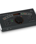 Xenyx Control 2 USB Studio Monitor Controller With VCA Control And USB Audio Interface, top view of control panel.