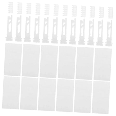 Vertical Blind Repair Kit 1 Set With Replacement Stems And Gears White For Smooth Operation No Hassle Easy Install Quick Fix