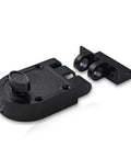 Jimmy Proof Deadbolt Lock With Keyed Entry, Diecast Security Lock With Shutter Guard, Single Cylinder Rim Lock shown uninstalled
